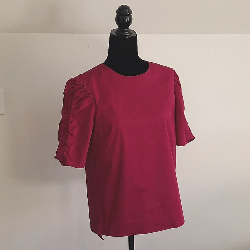Ted Baker shirred sleeve blouse